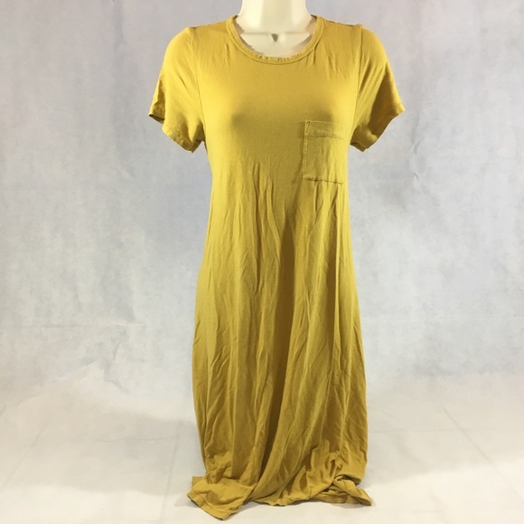 Lularoe Mustard Yellow Maxi Dress - Picture 2 of 7